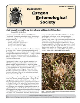 Oregon Entomological Society