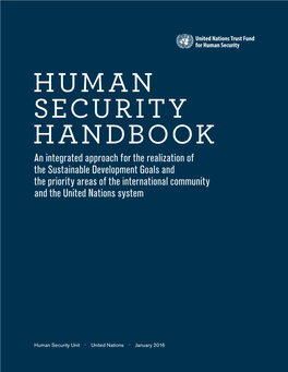 Human Security Handbook