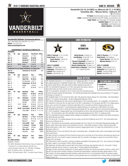 Jeff Roberson (7.5) Is 0-1 Against Missouri