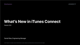 Itunes Connect