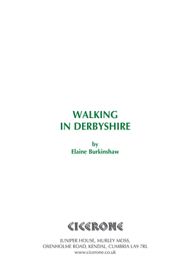 Walking in Derbyshire