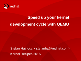 Speed up Your Kernel Development Cycle with QEMU