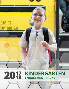 Kindergarten Enrollment Packet