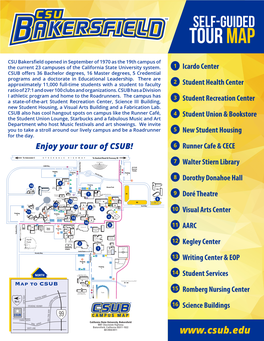 SELF-GUIDED TOUR Map