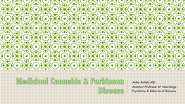 Medicinal Cannabis & Parkinson Disease