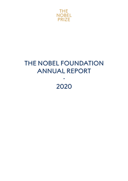The Nobel Foundation Annual Report 2020
