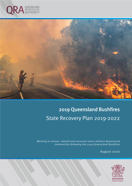 2019 Queensland Bushfires State Recovery Plan 2019-2022