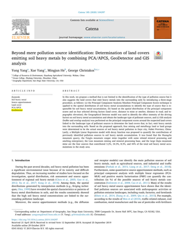 Beyond Mere Pollution Source Identification Determination Of