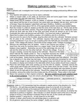 Galvanic Cells 17.5 (Pg