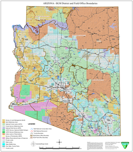 ARIZONA - BLM District and Field Office Boundaries