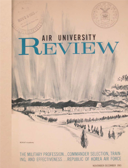 Air University Review: November-December 1965 Vol