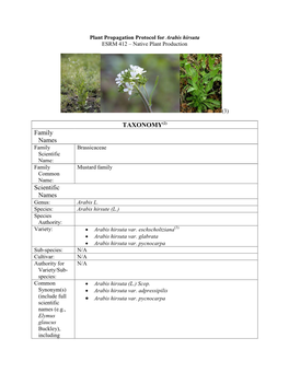 Draft Plant Propagation Protocol