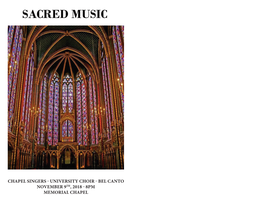 Sacred Music