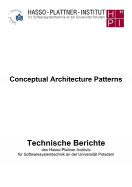 Conceptual Architecture Patterns