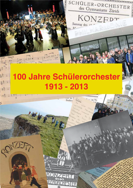 100 Jahre Schülerorchester Von Martin Lehmann
