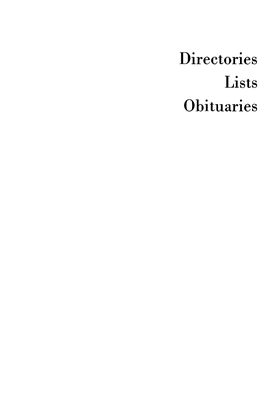 Directories Lists Obituaries National Jewish Organizations1