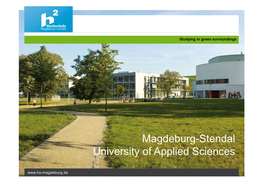 Magdeburg-Stendal University of Applied Sciences