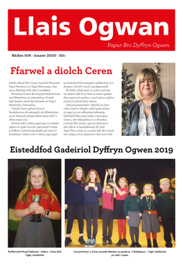 Ffarwel a Diolch Ceren