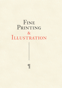 Fine Printing & Illustration