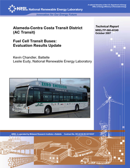Alameda-Contra Costa Transit District Fuel Cell