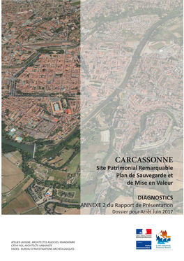 CARCASSONNE Site Patrimonial Remarquable Plan De Sauvegarde Et De Mise En Valeur