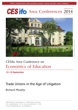 Trade Unions in the Age of Litigation