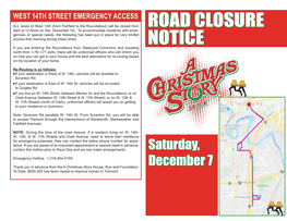 Road Closure Notice