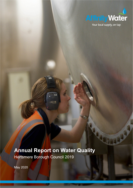 Annual Report on Water Quality Hertsmere Borough Council 2019