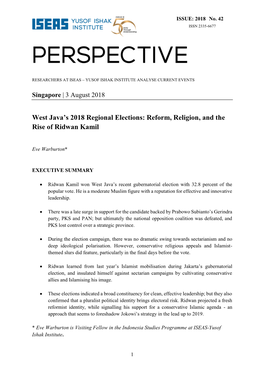 West Java's 2018 Regional Elections