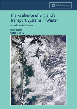 The Resilience of England's Transport Systems in Winter