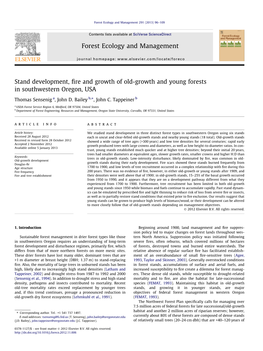 Forest Ecology and Management 291 (2013) 96–109