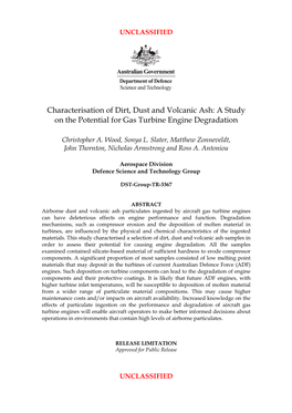 A Study on the Potential for Gas Turbine Engine Degradation