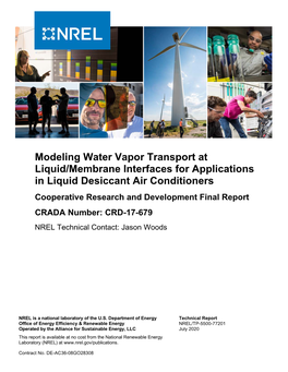 Modeling Water Vapor Transport at Liquid/Membrane Interfaces For
