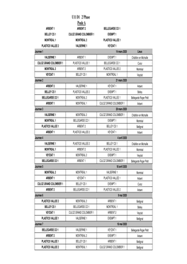 U11 CALENDRIER 19 20 2E Phase .Xlsm