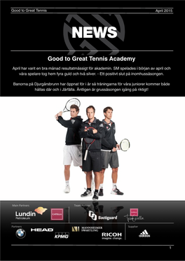 Good to Great Tennis Academy