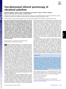 Two-Dimensional Infrared Spectroscopy of Vibrational Polaritons