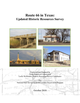 Route 66 in Texas Survey Report