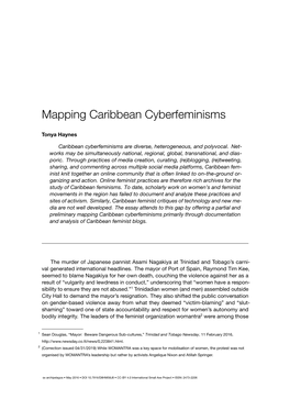 Mapping Caribbean Cyberfeminisms