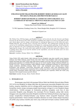 2723-0929 Strategi Komunikasi Politik Rohidin Mersyah