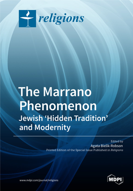 The Marrano Phenomenon Jewish ‘Hidden Tradition’ and Modernity