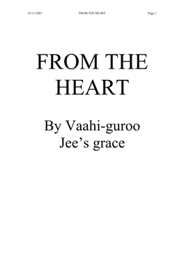 By Vaahi-Guroo Jee's Grace