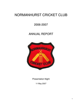 Normanhurst Cricket Club