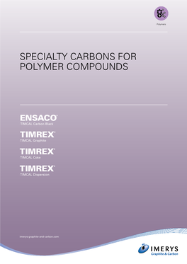 Specialty Carbons for Polymer Compounds