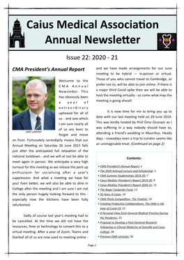 CMA Newsletter 2021