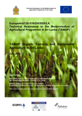 TAMAP Organic Farming and Sustainable Agriculture in Sri Lanka