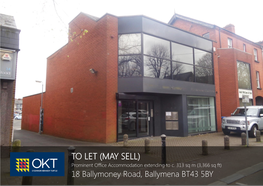 18 Ballymoney Road, Ballymena BT43 5BY LOCATION