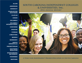 SOUTH CAROLINA INDEPENDENT COLLEGES & UNIVERSITIES, Inc