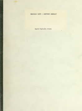 Namibia 1979 : Another Angola?