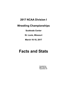 NCAA Division I Wrestling Conferences and Schools