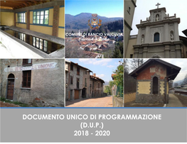 Documento Unico Di Programmazione (D.U.P.) 2018-2020